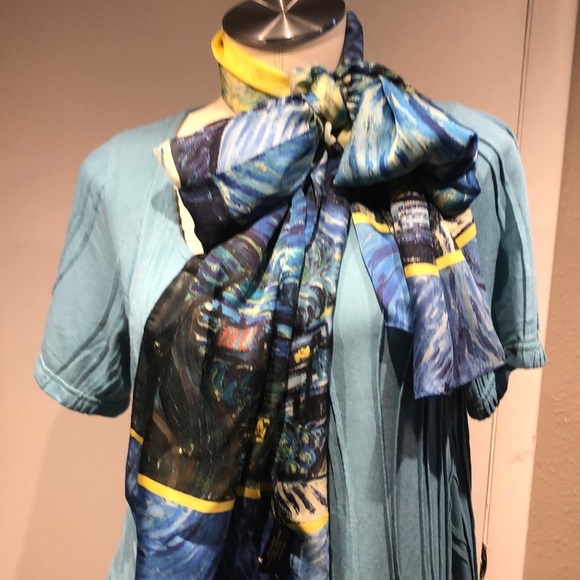 RainCaper Starry Night Sheer Scarf - Picture 9 of 10